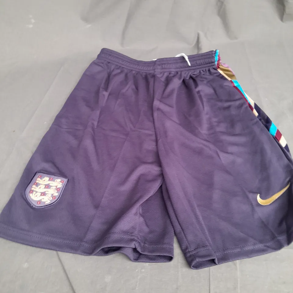 NIKE ENGLAND EURO 2024 SHORTS IN PURPLE - LARGE