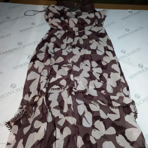 MINT VELVET ARIEL PRINT MAXI DRESS SIZE XS