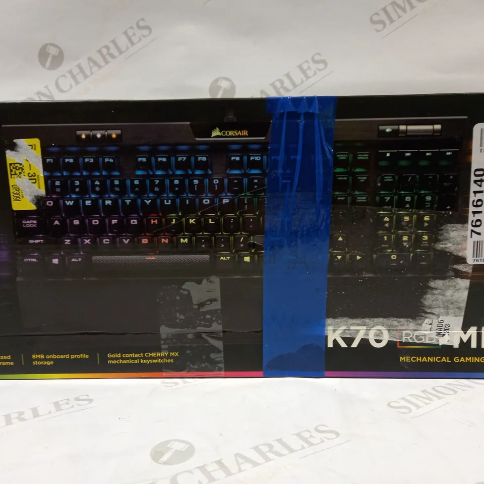 CORSAIR K70 RGB MK.2 USB QWERTY SPANISH KEYBOARDS
