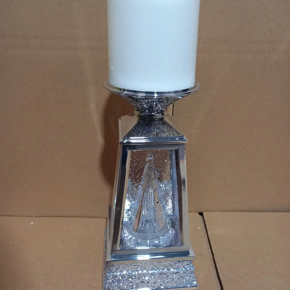 JULIEN MACDONALD FLAMELESS SWIRLING GLITTER CANDLE HOLDER
