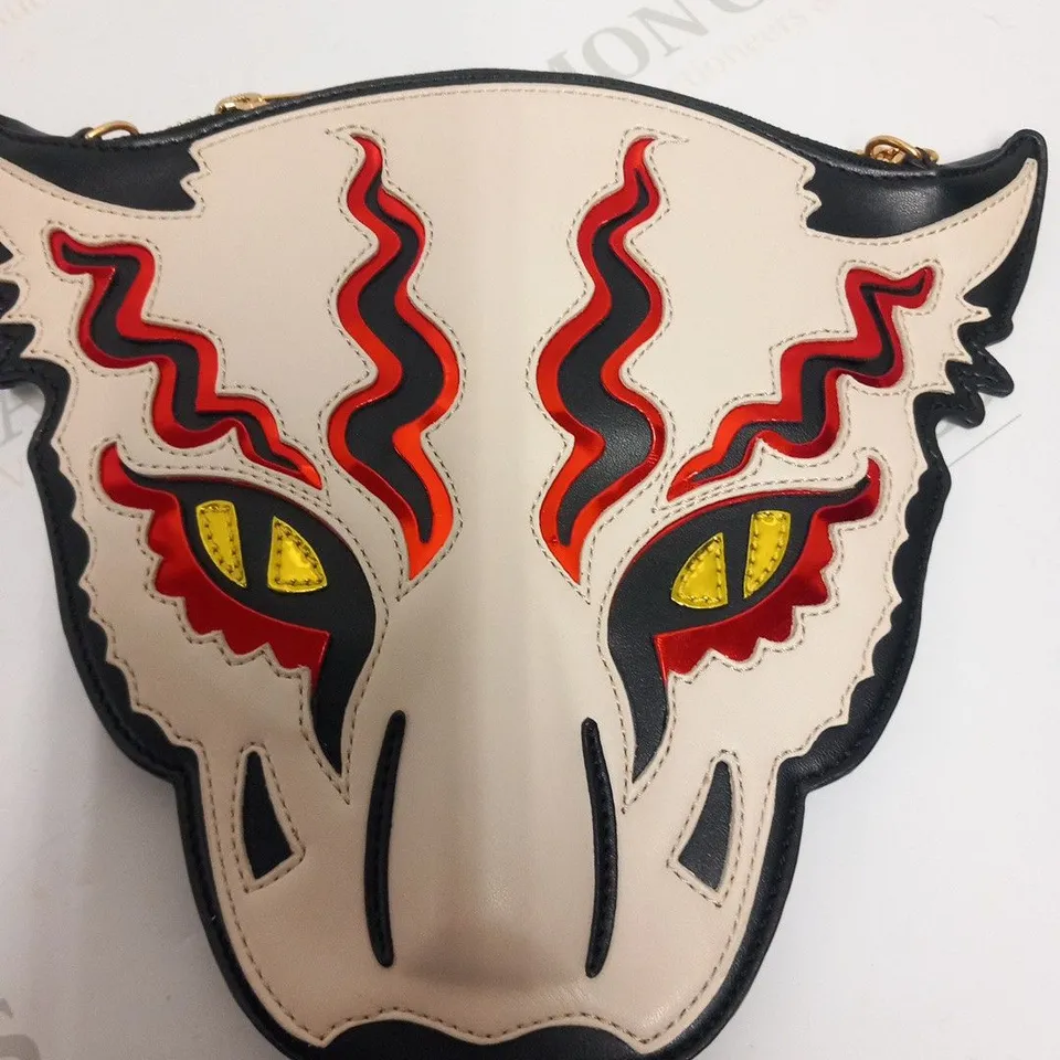 STELLA MCCARTNEY TIGER CLUTCH STONE