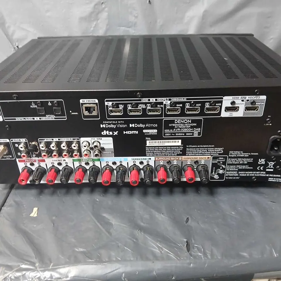 DENON INTEGRATED NETWORK AV RECIEVER - AVR-X2800H
