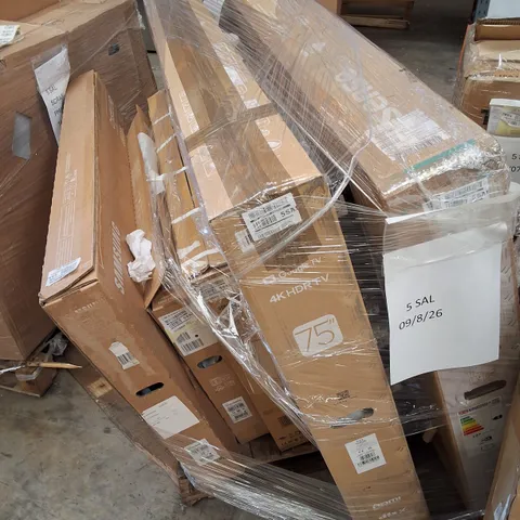 PALLET CONTAINING 6 ASSORTED DAMAGED TVS