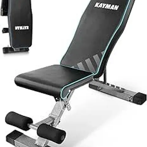 BOXED KAYMAN ADJUSTABLE WEIGHT BENCH (1 BOX)