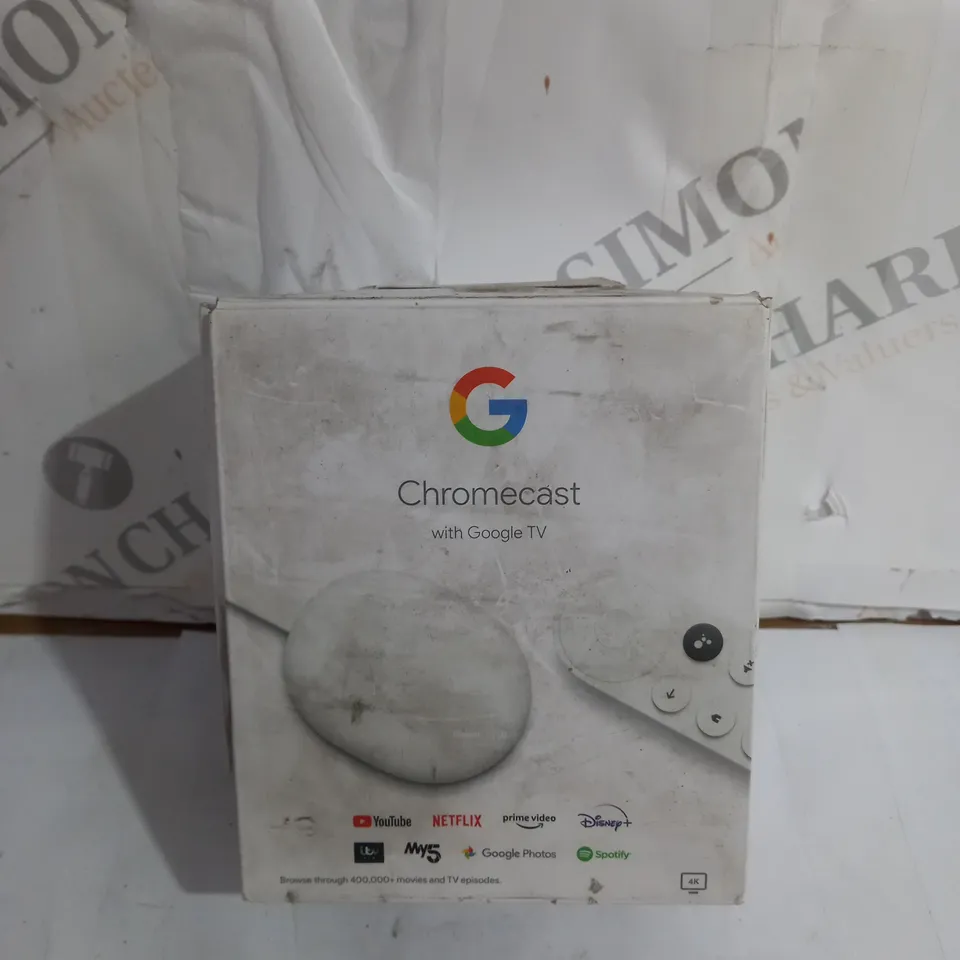 BOXED GOOGLE CHROMECAST 