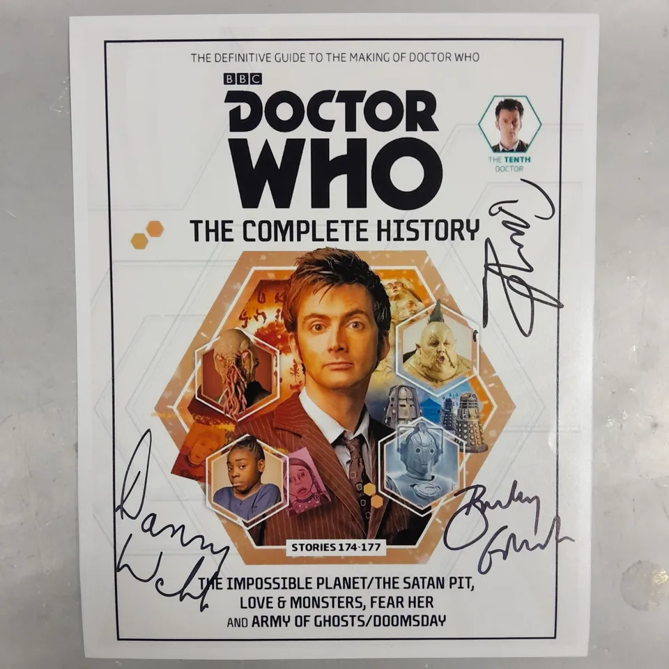 DOCTOR WHO SIGNED SERIES ARTWORK POSTERS 