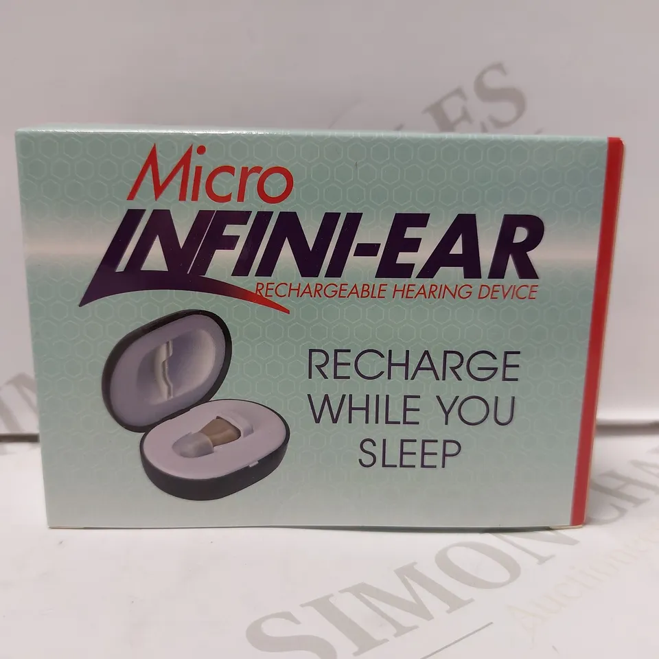 MICRO INFINI EAR RECHARGEABLE HEARING DEVICE