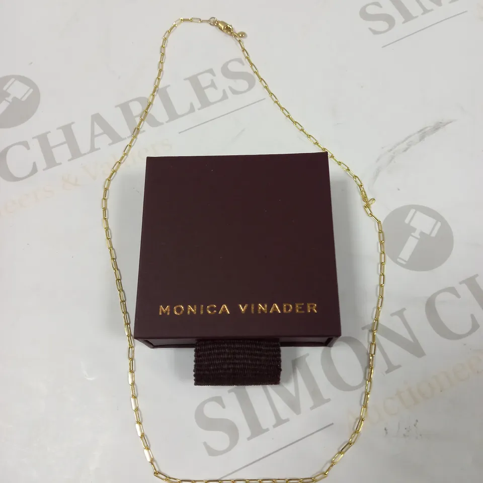 MONICA VINADER GOLD LINK NECKLACE 