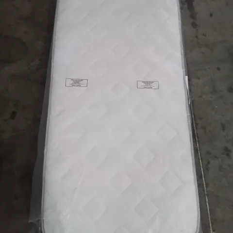 QUALITY BAGGED & ROLLED MEMORY 3' SINGLE FOAM HYBRID OPEN COIL SPRUNG MATTRESS