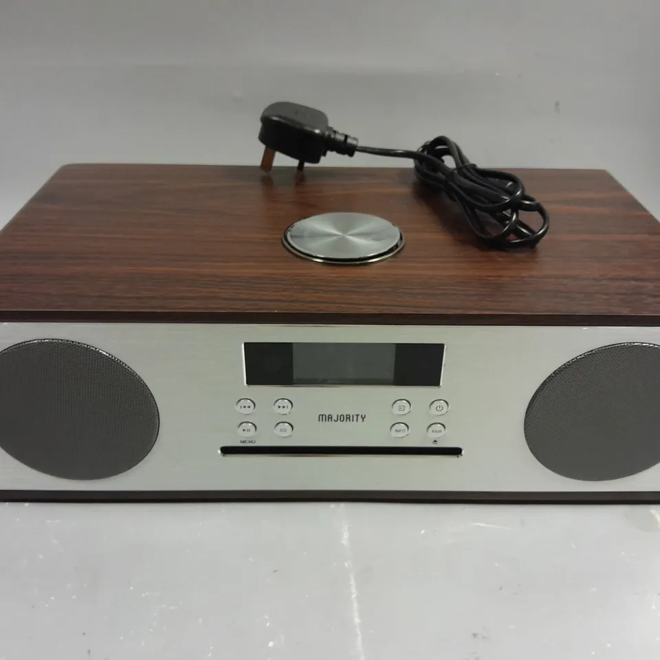 BOXED MAJORITY OAKINGTON DAB+ RADIO MUSIC SYSTEM