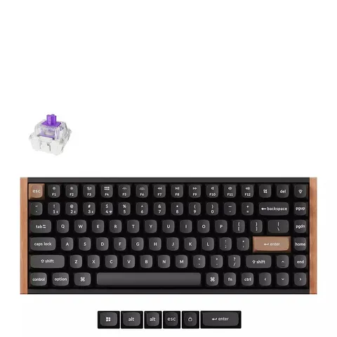 KEYCHRON K2 HE UK 75% LAYOUT 84 KEY BLACK