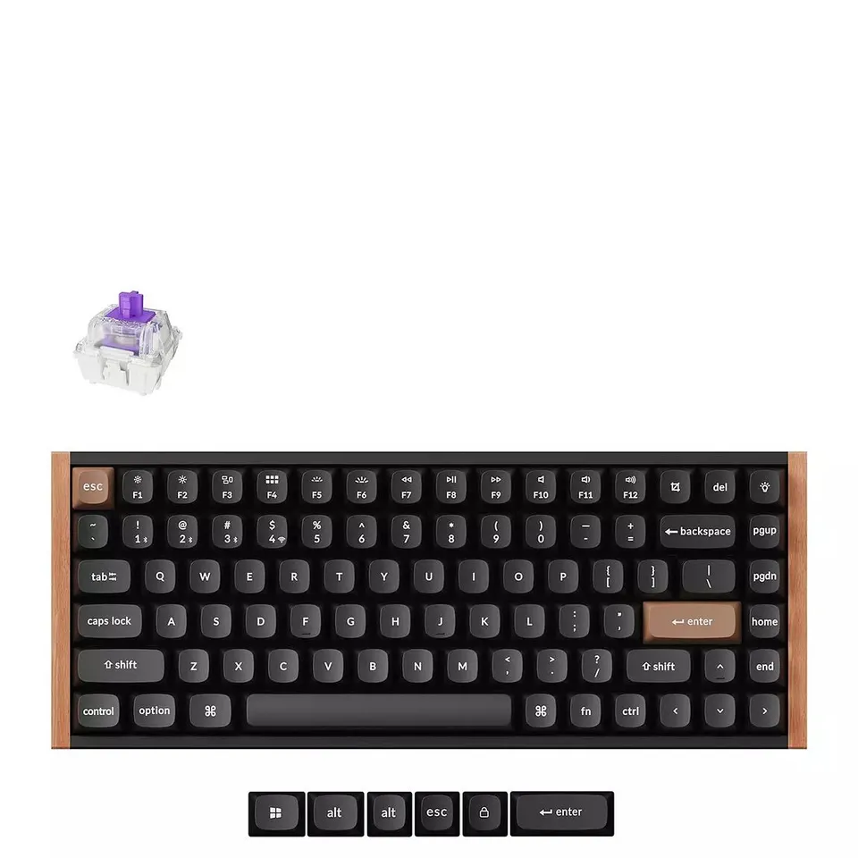 KEYCHRON K2 HE UK 75% LAYOUT 84 KEY BLACK