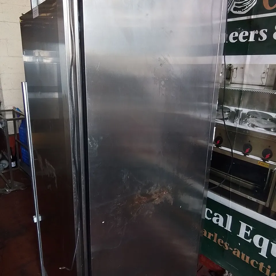 COMMERCIAL ONE DOOR STAINLESS FOOD REFRIGERATION UNIT 