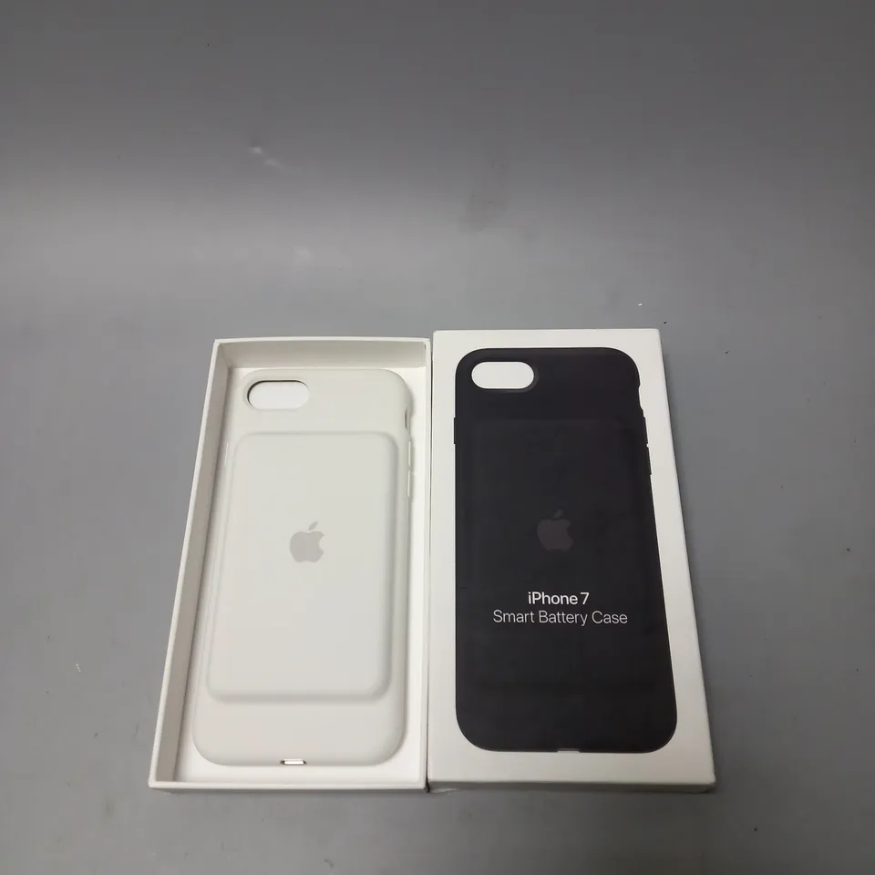 BOX OF IPHONE LEATHER CASES AND BATTERY CASES 