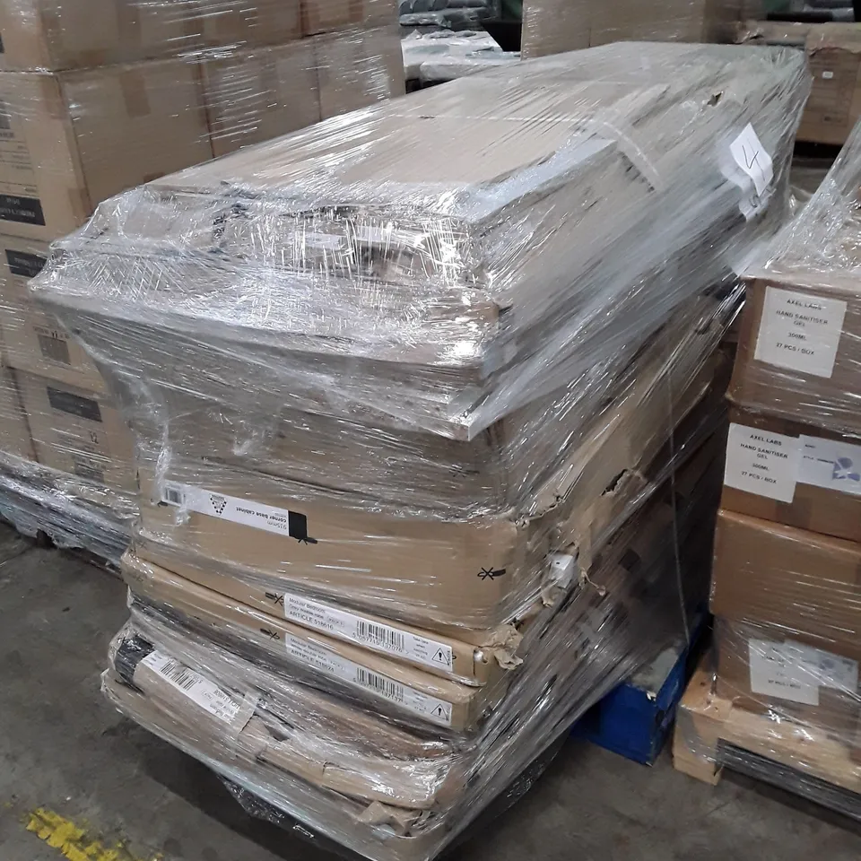 PALLET OF ASSORTED FLATPACK FURNITURE PARTS