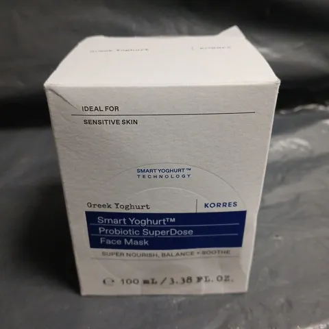 KORRES SMART YOGHURT PROBIOTIC SUPERDOSE FACE MASK – 100 ML