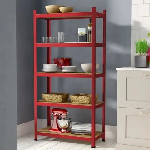 BOXED VIDA 5 SHELF SHELVING UNIT (1 BOX)