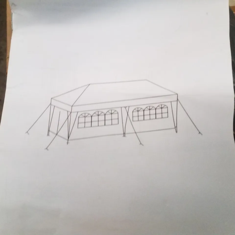 BOXED POP UP GAZEBO - BLACK 