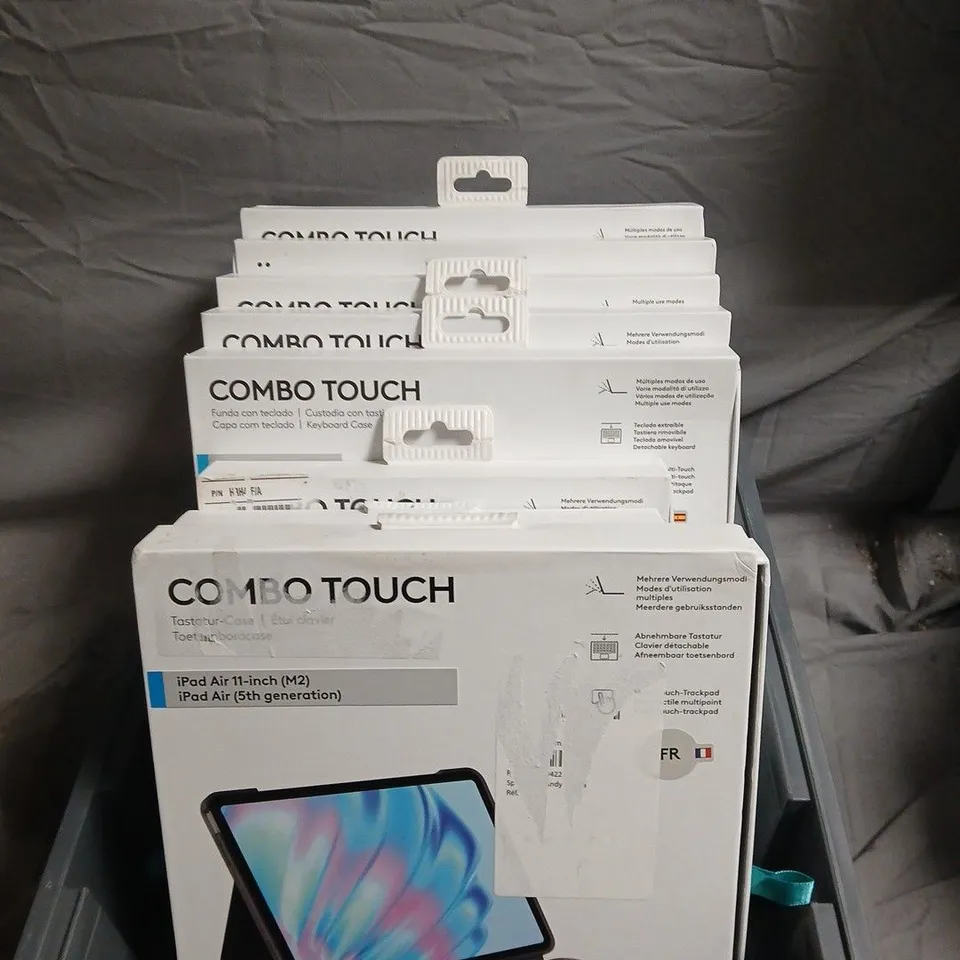 APPROXIMATELY 10 LOGITECH COMBO TOUCH IPAD CASES VARIOUS SIZES 