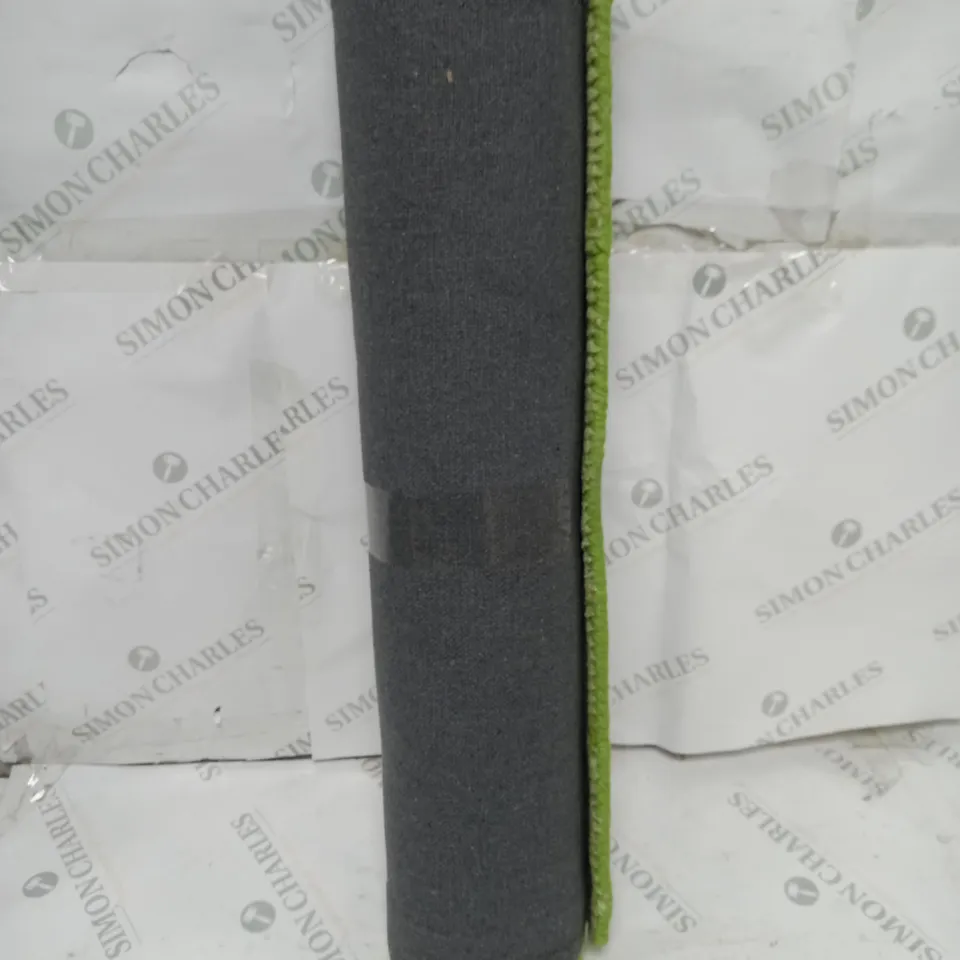 THEKO MELBOURNE 1000 HANDWOVEN GREEN RUG 67 X 135CM 