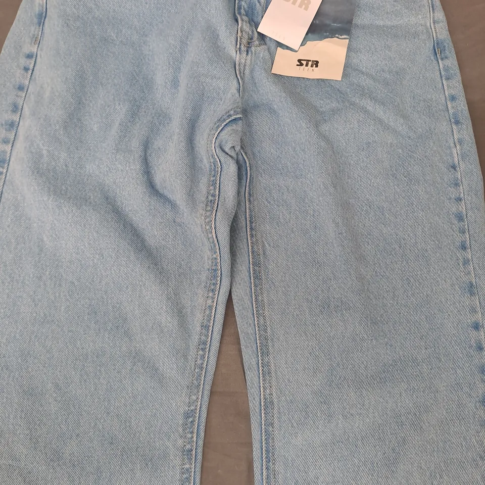 STR TEEN STRAIGHT JEANS IN BLUE UK SIZE 10