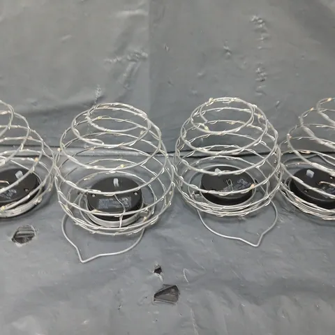 SPIRALIGHTS 4 PACK SOLAR LIGHTS