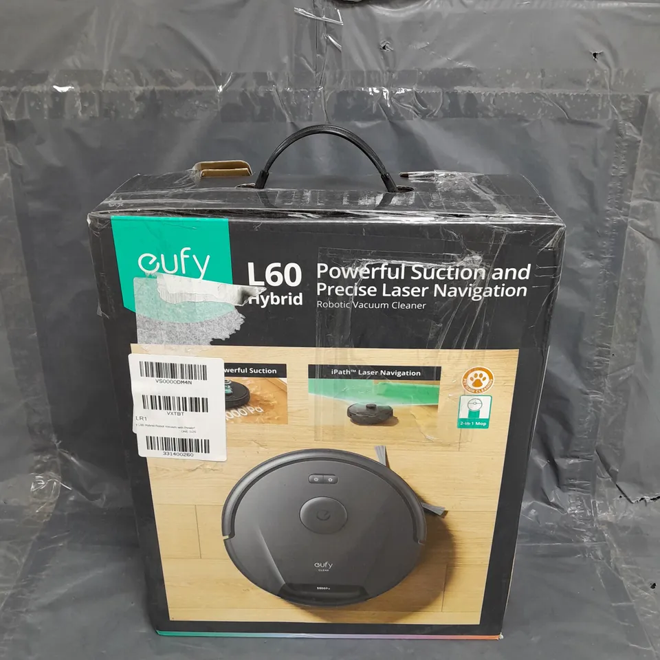 BOXED EUFY ROBOVAC L60 HYBRID ROBOTIC VACUUM CLEANER