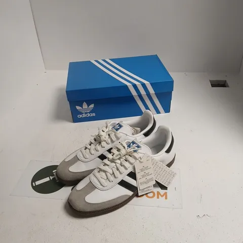 ADIDAS SAMBA OG SNEAKERS – WHITE/BLACK, UK 10 (US 10.5)
