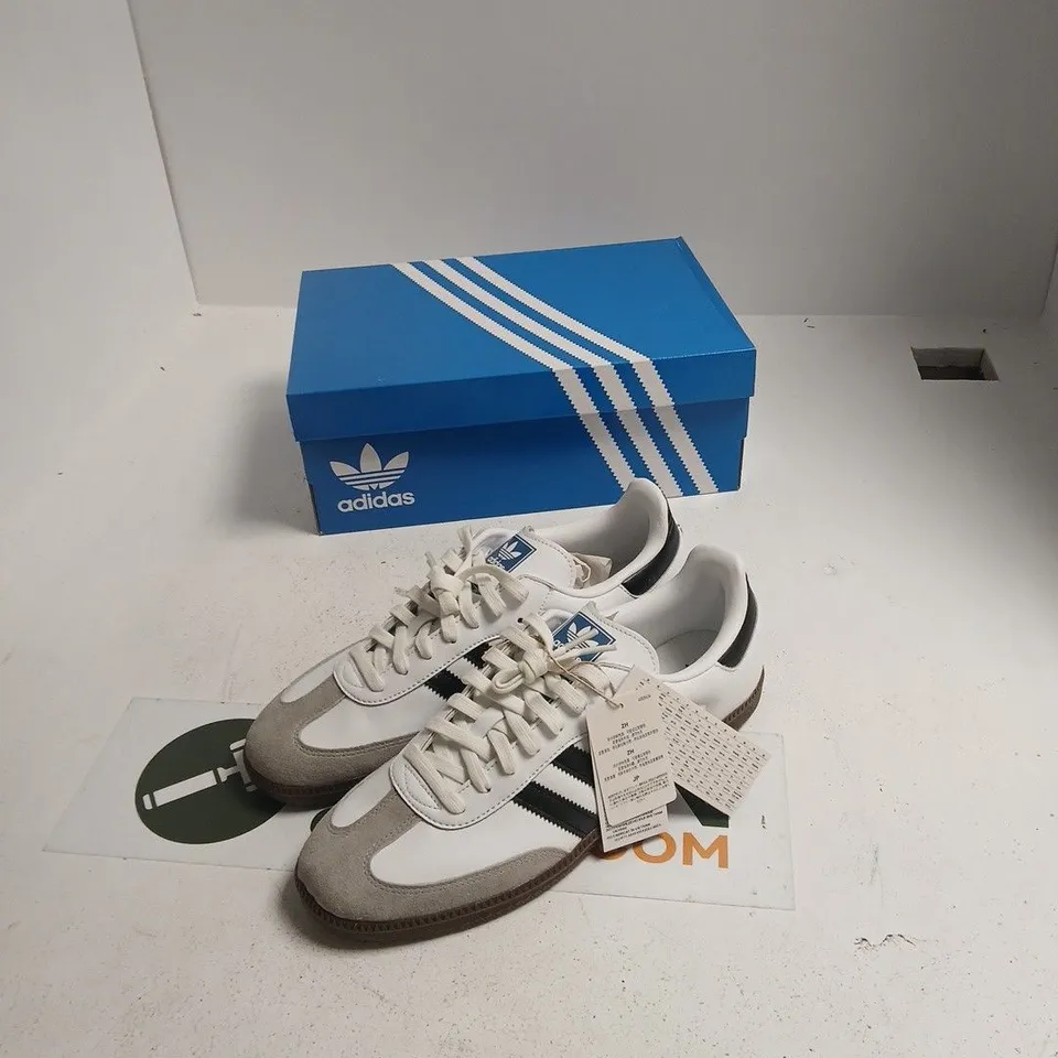 ADIDAS SAMBA OG SNEAKERS – WHITE/BLACK, UK 10 (US 10.5)