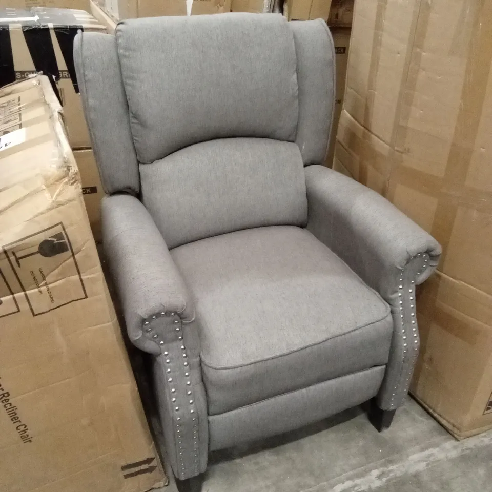 DESIGNER FABRIC RECLINER CHAIR 