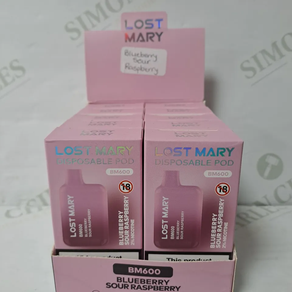 BOXED LOST MARY 10 BLUEBERRY SOUR RASPBERRY