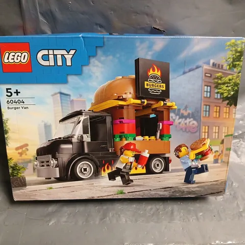 BOXED LEGO CITY BURGER VAN - 60404