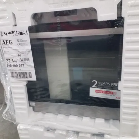 AEG 6000 BPS355061M BUILT-IN ELECTRIC SELF CLEANING SINGLE OVEN WITH STEAM FUNCTION, STAINLESS STEEL