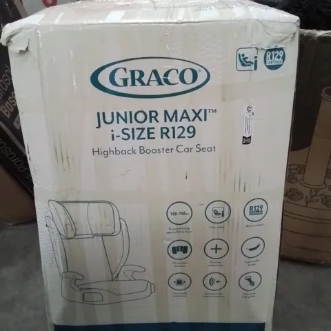BOXED GRACO JUNIOR MAXI HIGH BACK BOOSTER CAR SEAT