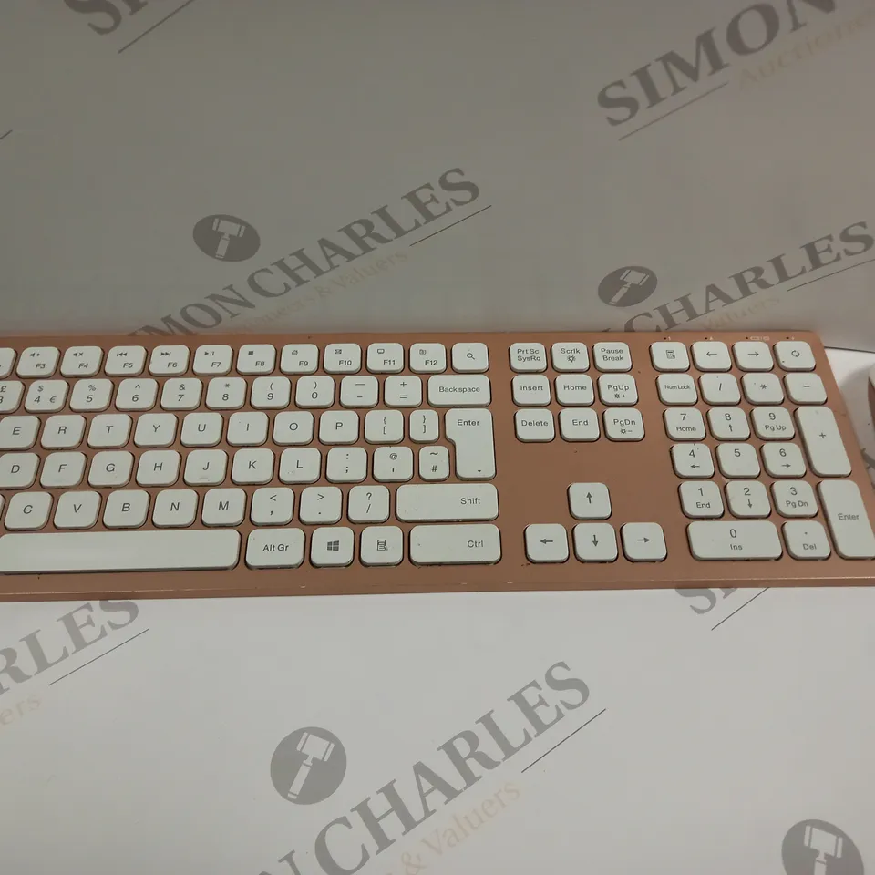 JELLY COMB ROSE GOLD KEYBOARD & MOUSE SET 