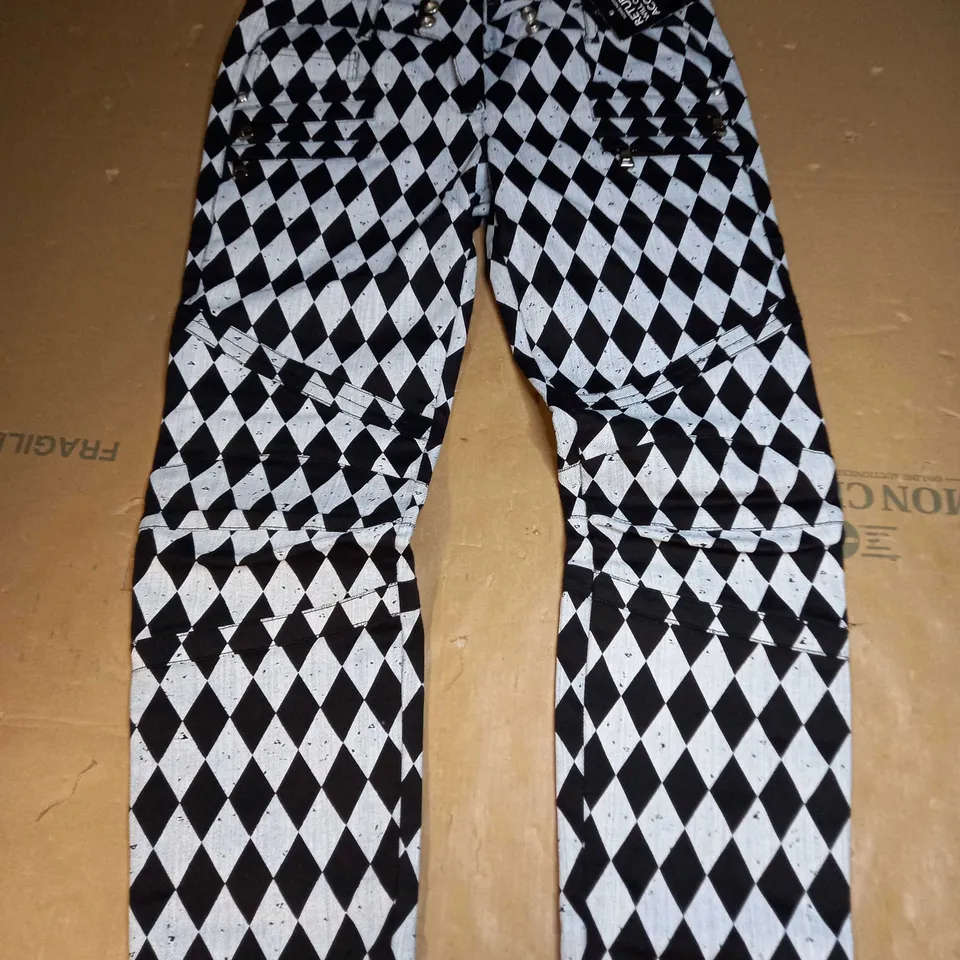 BAIMAIN PARIS DENIM PATTERN JEANS SIZE 38