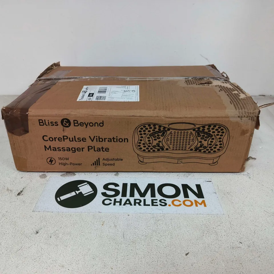 BOXED BLISS & BEYOND COREPULSE VIBRATION MASSAGER PLATE