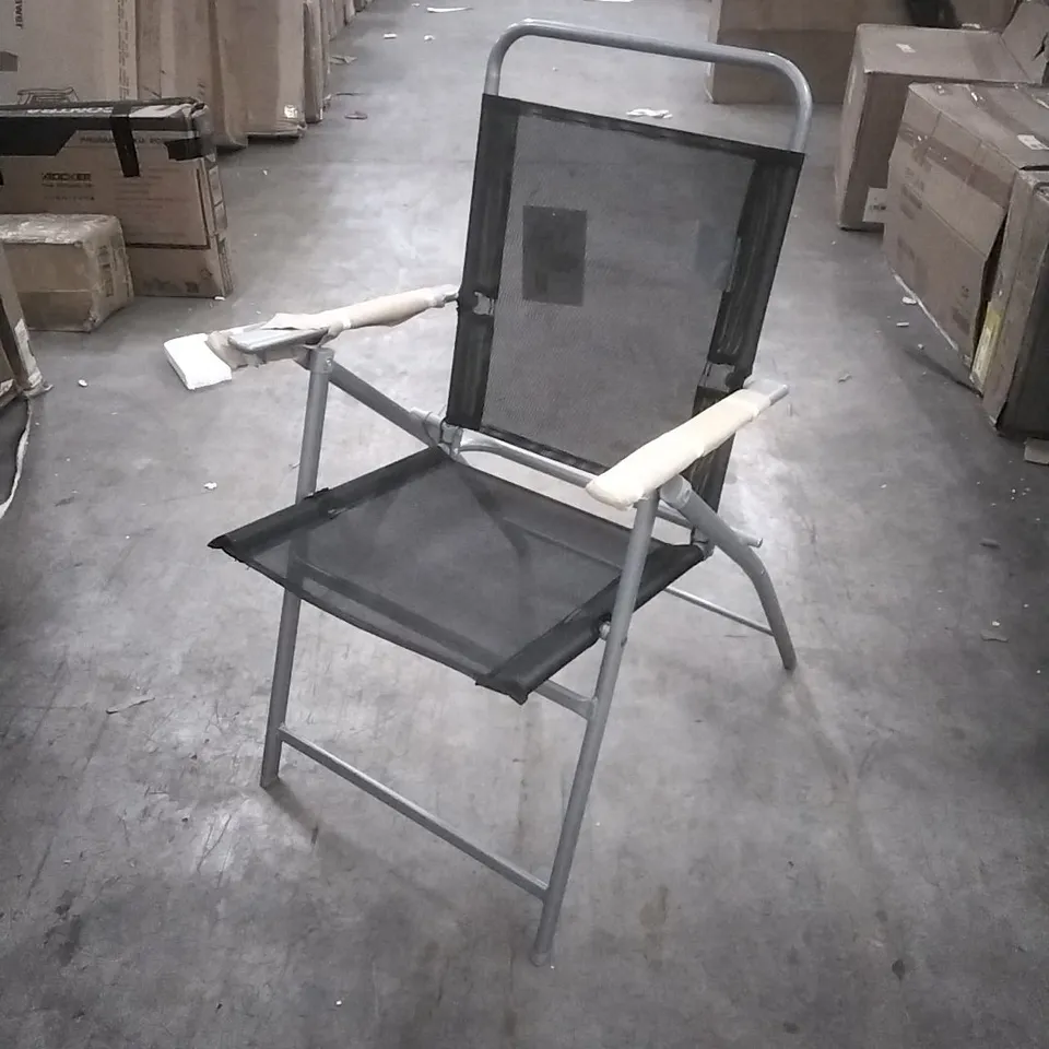 ARGOS HOME PACIFIC FIXED-POSITION GARDEN CHAIR - GREY (SET OF 4)