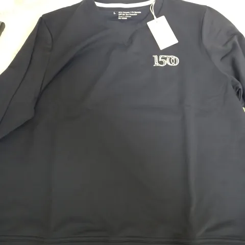 PETER MILLARD WOMENS WEAR CREW NECK SWEATSHIRT IN NAVY - LARGE