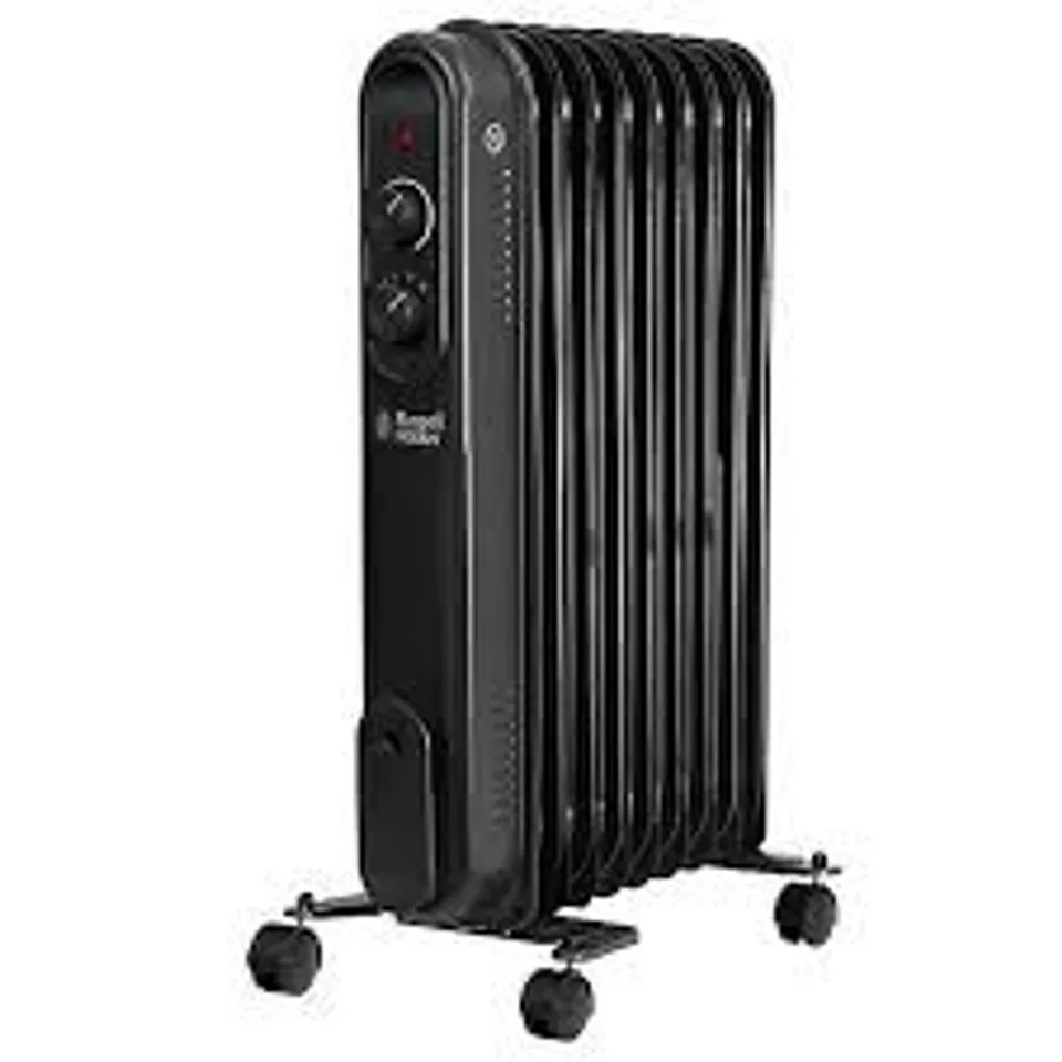 BOXED RUSSELL HOBBS RHOFR9004A PORTABLE OIL-FILLED RADIATOR - ANTHRACITE