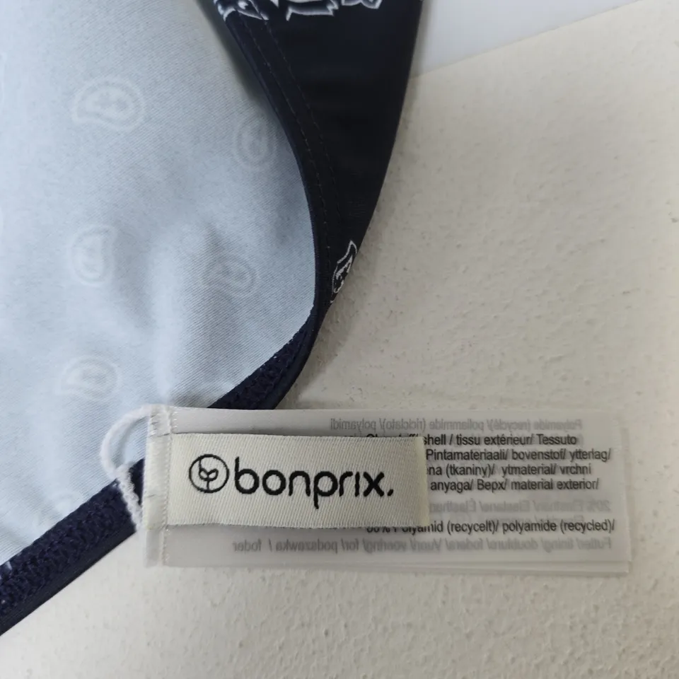 BONPRIX INK BLUE PRINT BIKINI SIZE 14