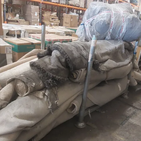 STILLAGE CONTAINING APPROXIMATELY 11x ASSORTED DESIGNER RUGS // STILLAGE NOT INCLUDED