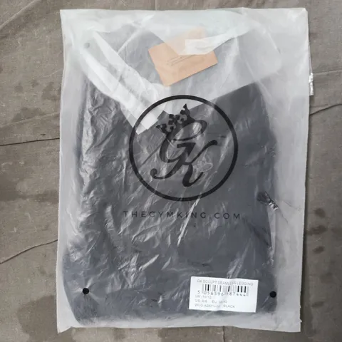 THE GYM KING SCULPT SEAMLESS LEGGINGS IN BLACK SIZE UK 10/12