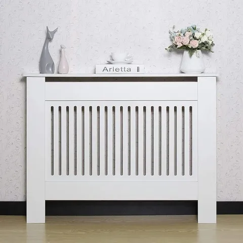BOXED RADIATOR COVER WHITE