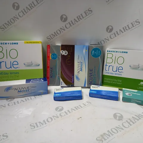 LOT OF HOUSEHOLD ITEMS TO INCLUDE BAUSCH LOMB BIO TRUE ONEDAY LENSES, ETC