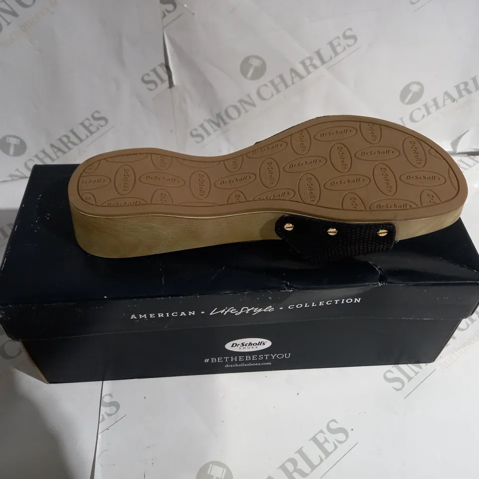BOXED PAIR OF DR SCHOLL'S SANDALS UK SIZE 4.5 