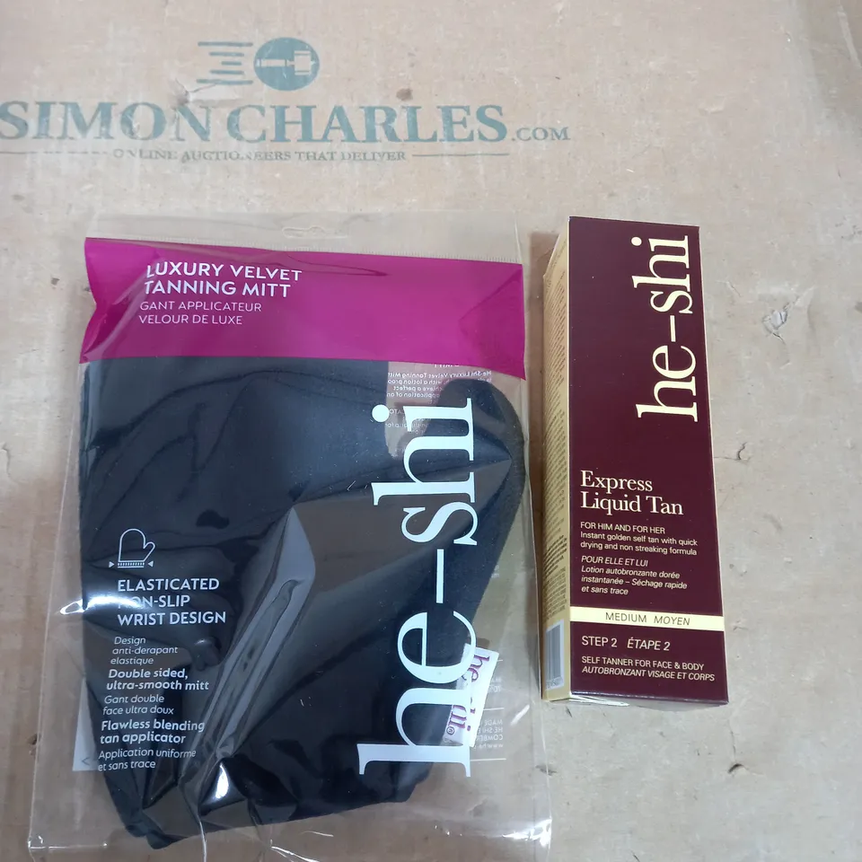 HE-SHI EXPRESS LIQUID TAN SET 