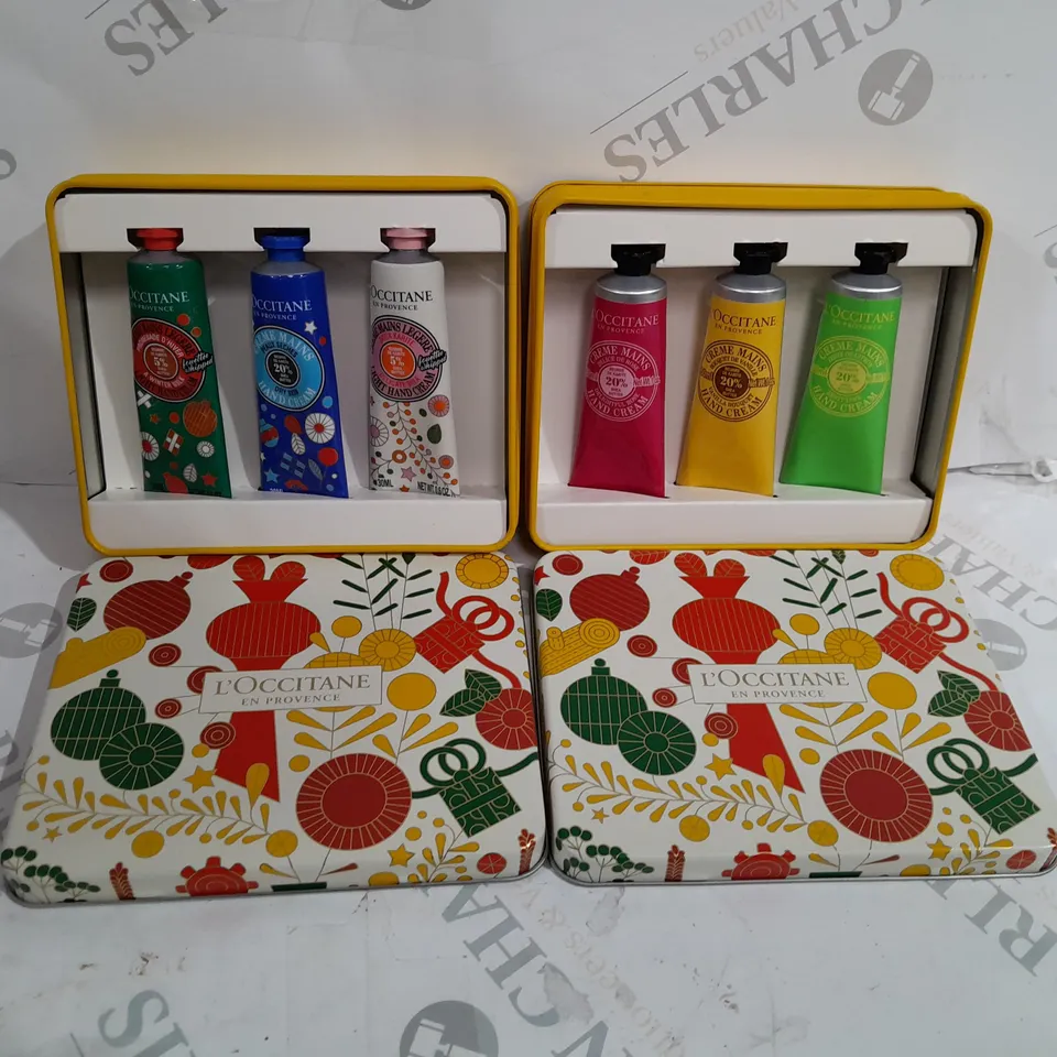 L'OCCITANE SHEA HOLIDAY HAND CREAM TIN DUO