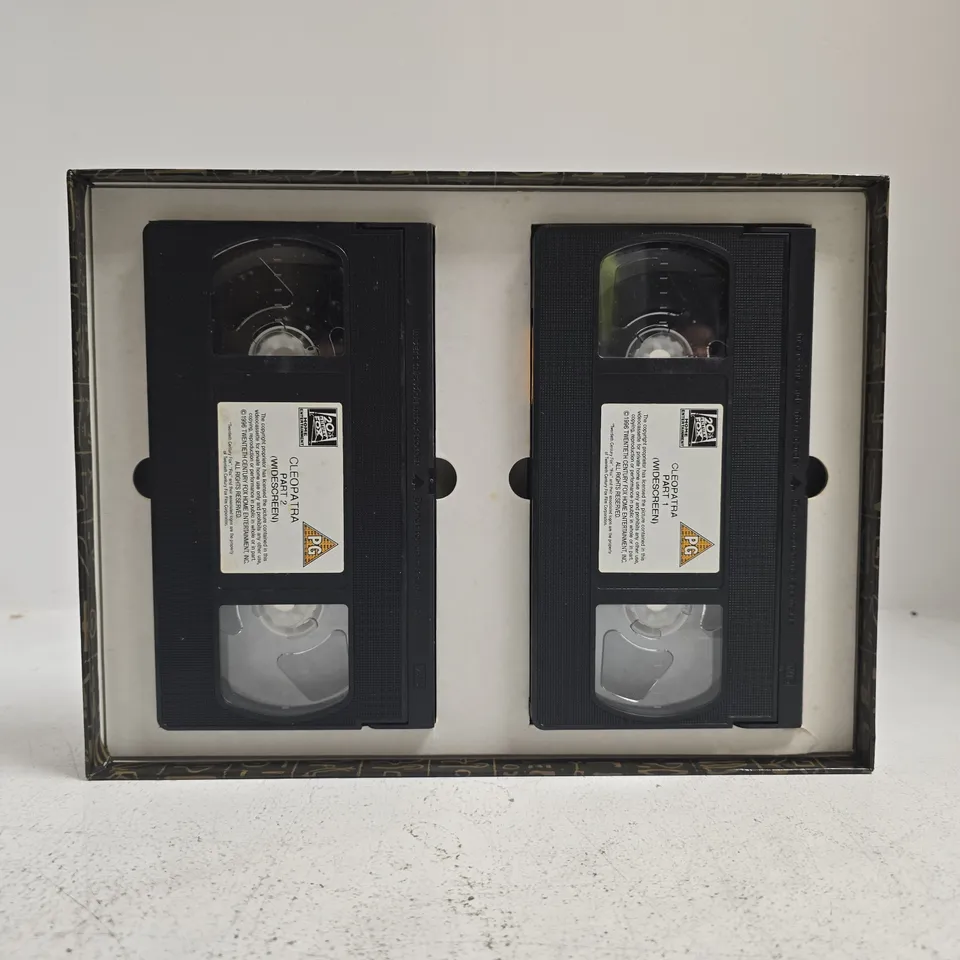 CLEOPATRA VHS BOX SET – TWO TAPES