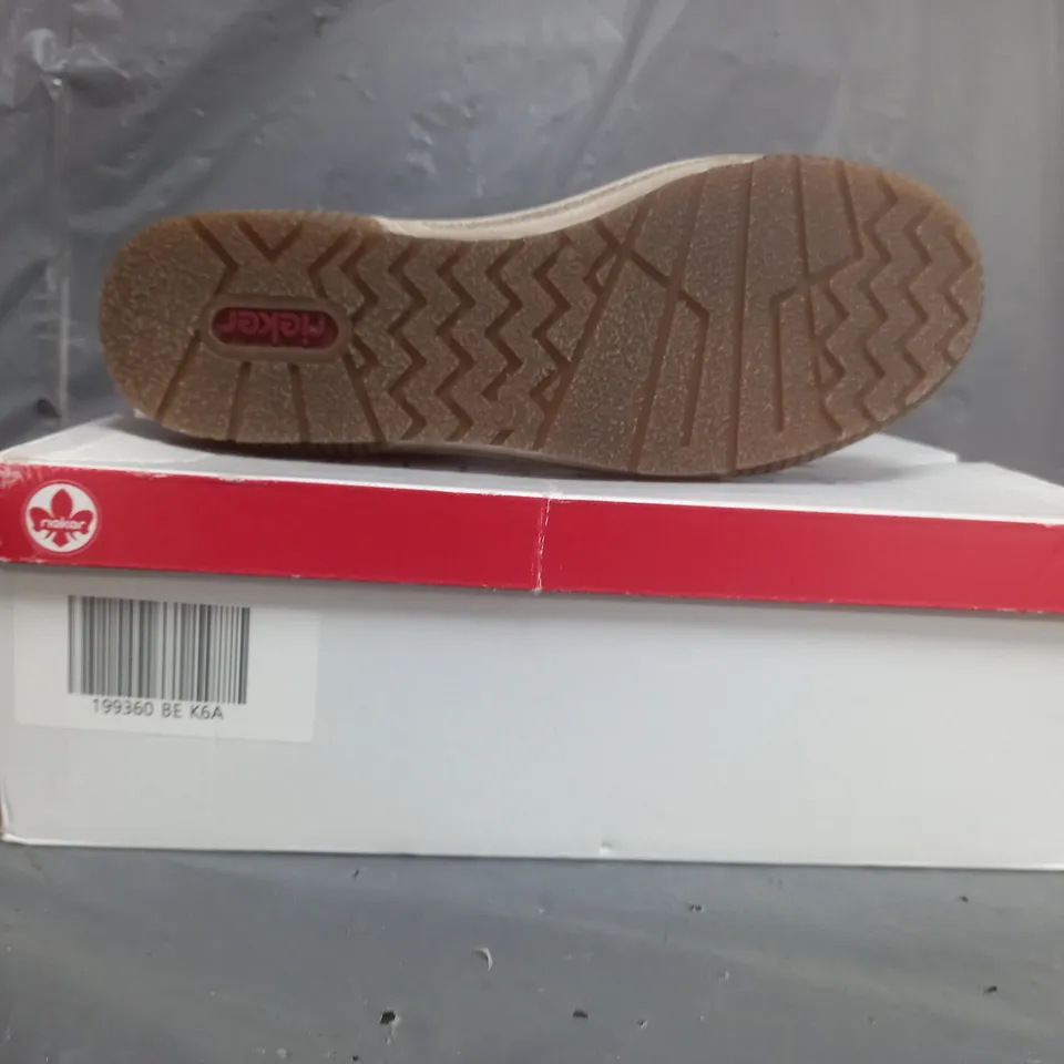 RIEKER ANTI-STRESS HIGH TOP TRAINERS BLUE SIZE 6.5